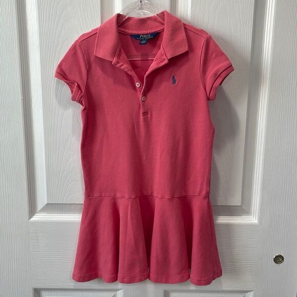 POLO RALPH LAUREN PIQUE POLO STRETCH DRESS - Picture 2 of 5